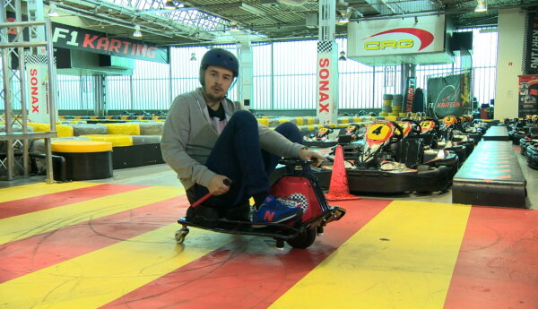 Elektryczny gokart do driftu!